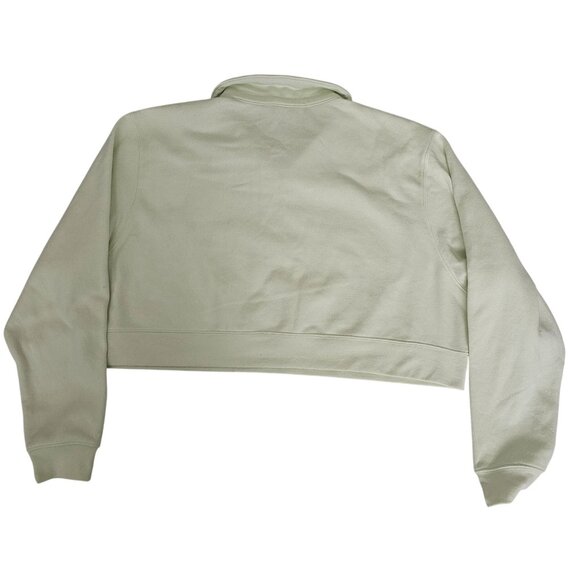 DSG Twitch Alison  Women's Favorite Fleece Collared Cropped Sweater Large NWT - Picture 3 of 11